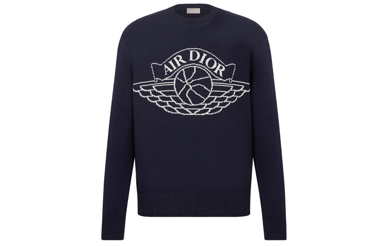 DIOR x Jordan Sweater Unisex Navy Blue