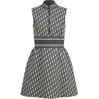 DIOR Quarterly New Products FW21 Sleeveless Dress Women's Marine Blue