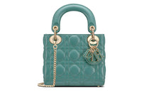 DIOR Lady Dior Sheepskin Dior Bag Shoulder Bag Crossbody Bag Handbag Mini Women's Moss Green