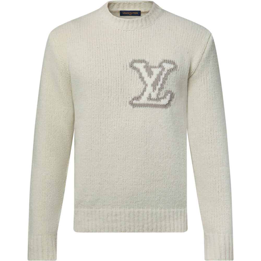LOUIS VUITTON Lv Intarsia Crewneck