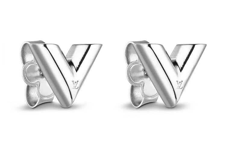 LOUIS VUITTON Essential V Stud Earrings