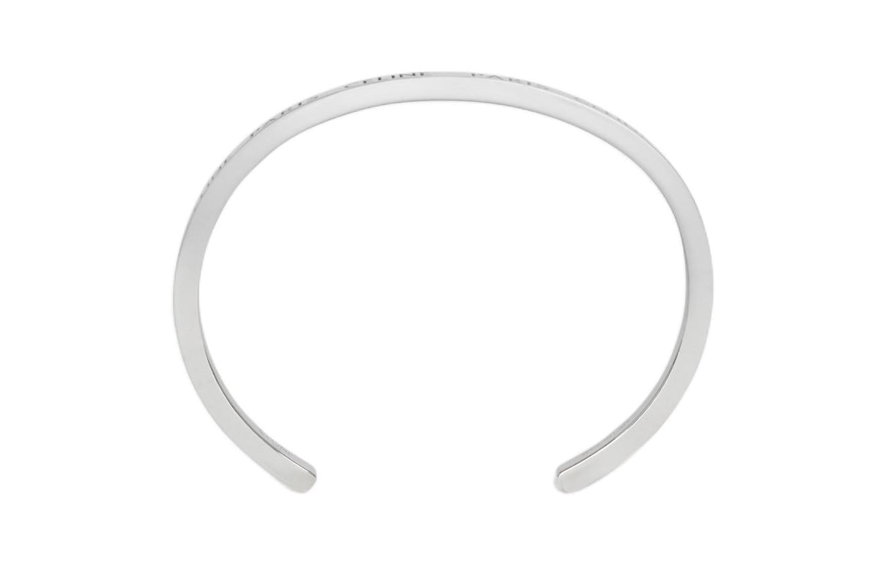 CELINE Brass Bangles Unisex Silver