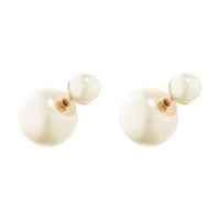 DIOR Metal Earrings Women's White