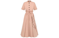 DIOR Short-Sleeved Dresses Women's Pink