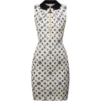 LOUIS VUITTON Monogram Fitted Dress