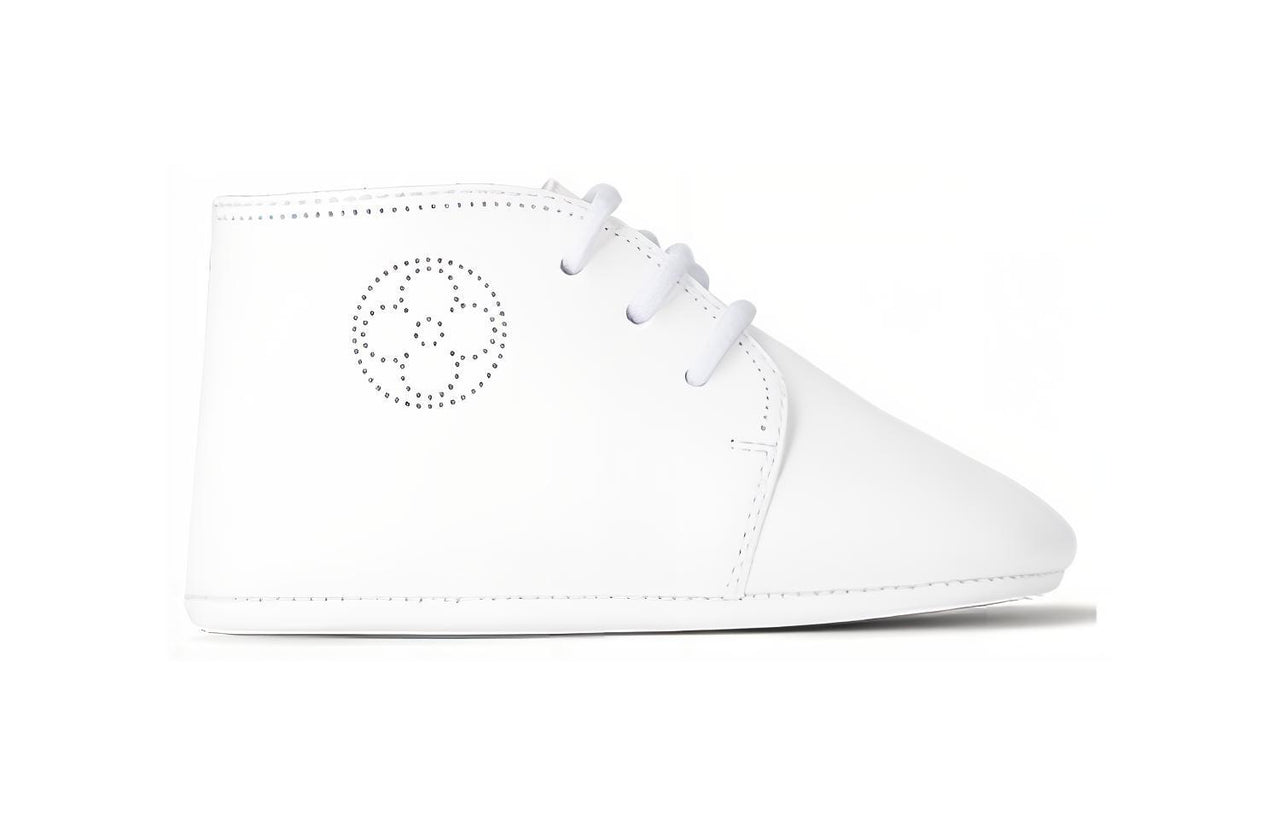 LOUIS VUITTON Low Top Pre Walking Baby Shoes White Infant And Toddler