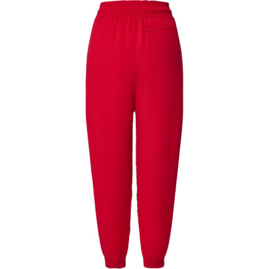 LOUIS VUITTON FW24 Knitted Sports Pants Women's Red
