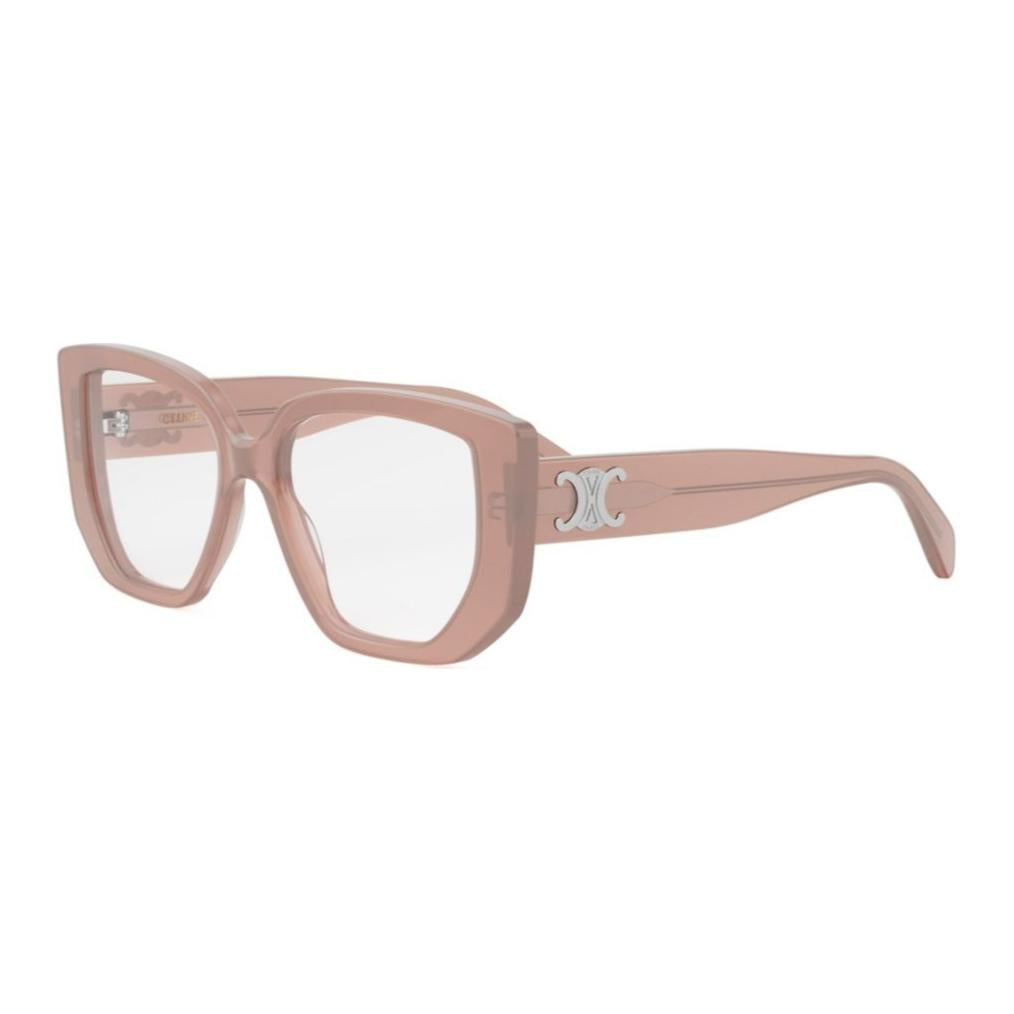 CELINE Plastic Cat Eye Eyeglass Frames Men's Pink