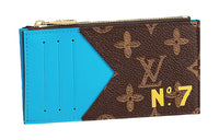 LOUIS VUITTON Coin Card Holder Monogram Brown