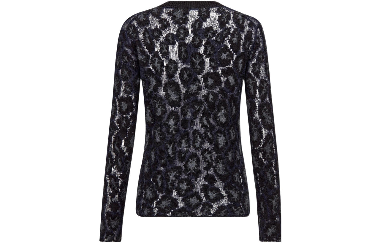 DIOR All Over Patterned Crewneck Top