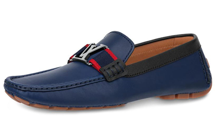 LOUIS VUITTON Monte Carlo Taïga Casual Shoes Men's Dark Blue