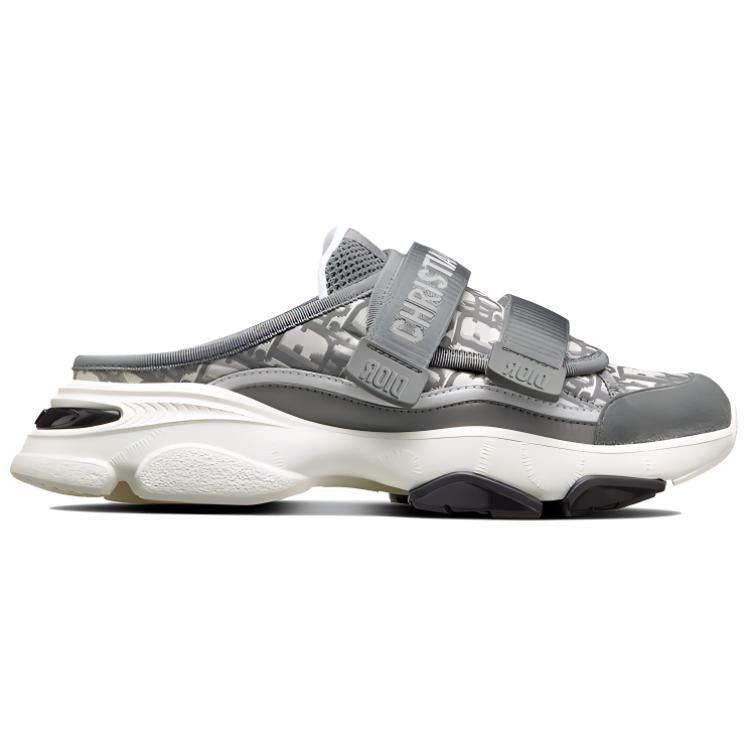 DIOR D Wander Closed Toe Slippers Women's Light Gray