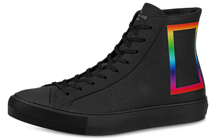 LOUIS VUITTON Tattoo Sneakers 'Black Rainbow'
