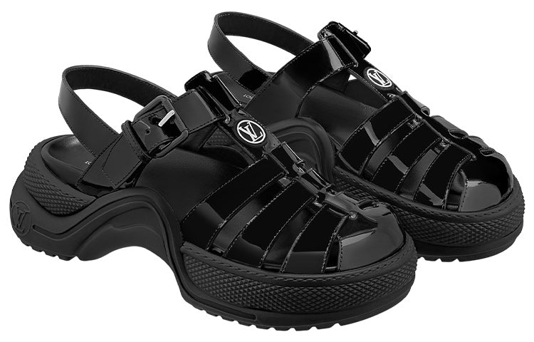 LOUIS VUITTON Casual Single Shoes Women's Black