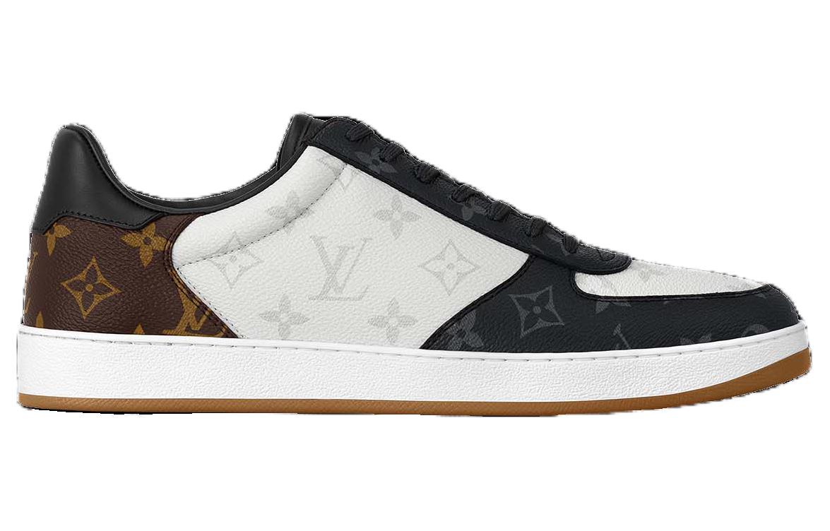 LOUIS VUITTON Rivoli Sneakers 'White Black Brown Monogram'