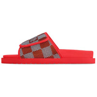 LOUIS VUITTON Miami Other Slip-Resistant Quick Dry Slide Slippers Men's Red
