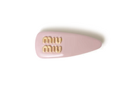 MIU MIU Patent leather Hair Clip