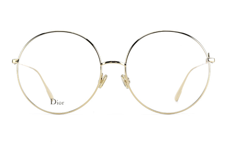 DIOR Quarterly New Products Eyeglass Frames Unisex Gold
