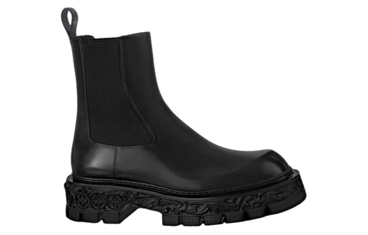 LOUIS VUITTON LV Baroque Chelsea Boots 'Black' 1AAZ40
