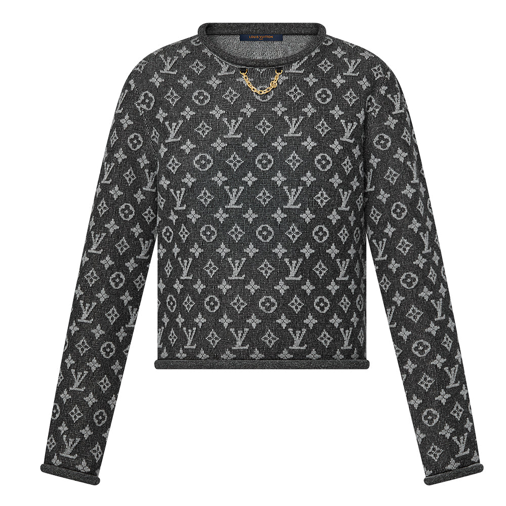 LOUIS VUITTON Monogram Jacquard Pullover