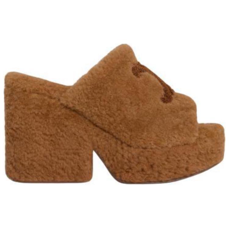 CELINE Slide Slippers Women's Brown