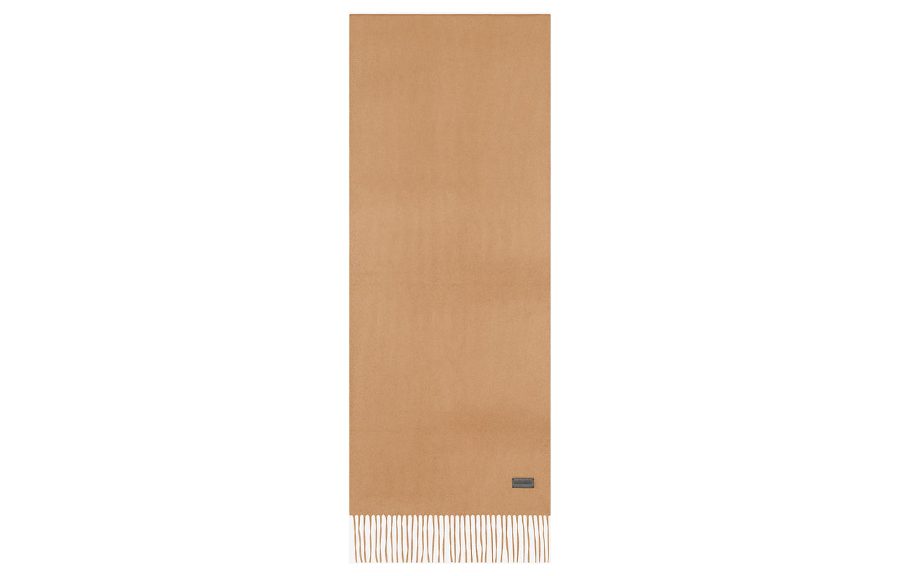 SAINT LAURENT Logo-embroidered Scarf