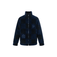 LOUIS VUITTON X Nigo Jacquared Damier Fleece Blouson
