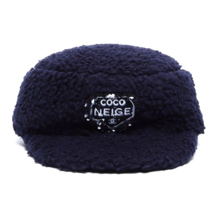 CHANEL 2000s Bouclé Cotton Beret