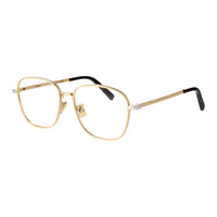 DIOR Square Eyeglass Frames Men's Gold