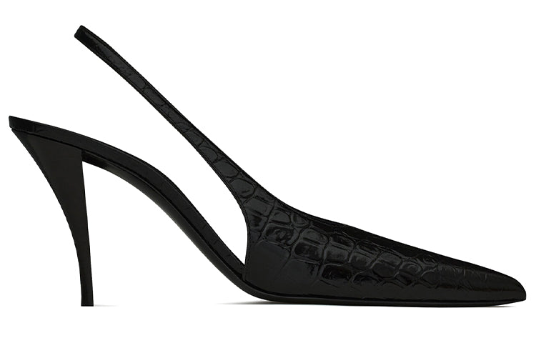 SAINT LAURENT Viper 100mm Slingback Pumps