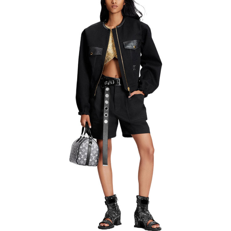LOUIS VUITTON Oversized Pocket Cotton Drill Shorts