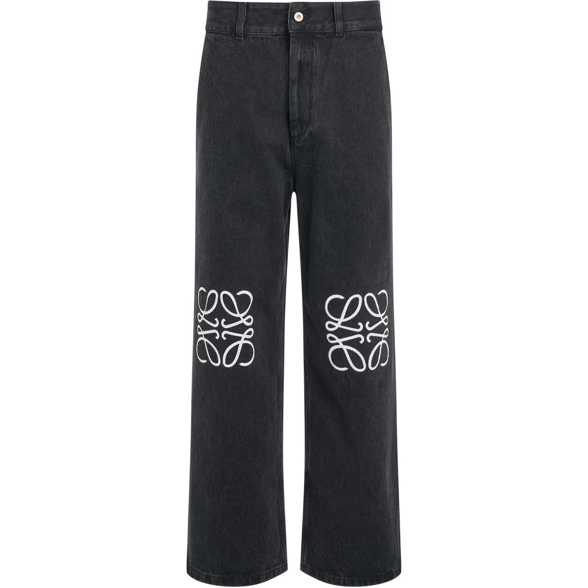 LOEWE Anagram Baggy Jeans 'Black'