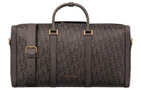 DIOR Lingot Calfskin Handbag Shoulder Bag Crossbody Bag Travel Bag Men's Brown