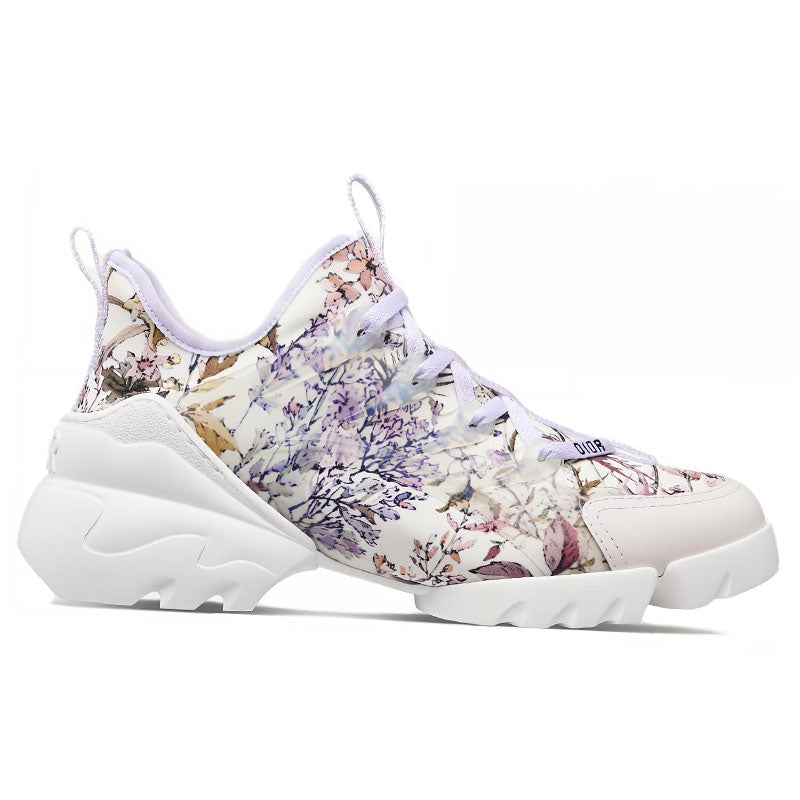 DIOR D Connect Low Top Casual Shoes Women's White