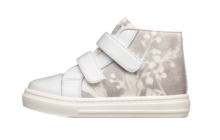 DIOR B23 Slip-Resistant High-Top Toddler Shoes Light Gray Infant And Toddler