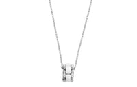 CHANEL Necklaces Women's Silvery White