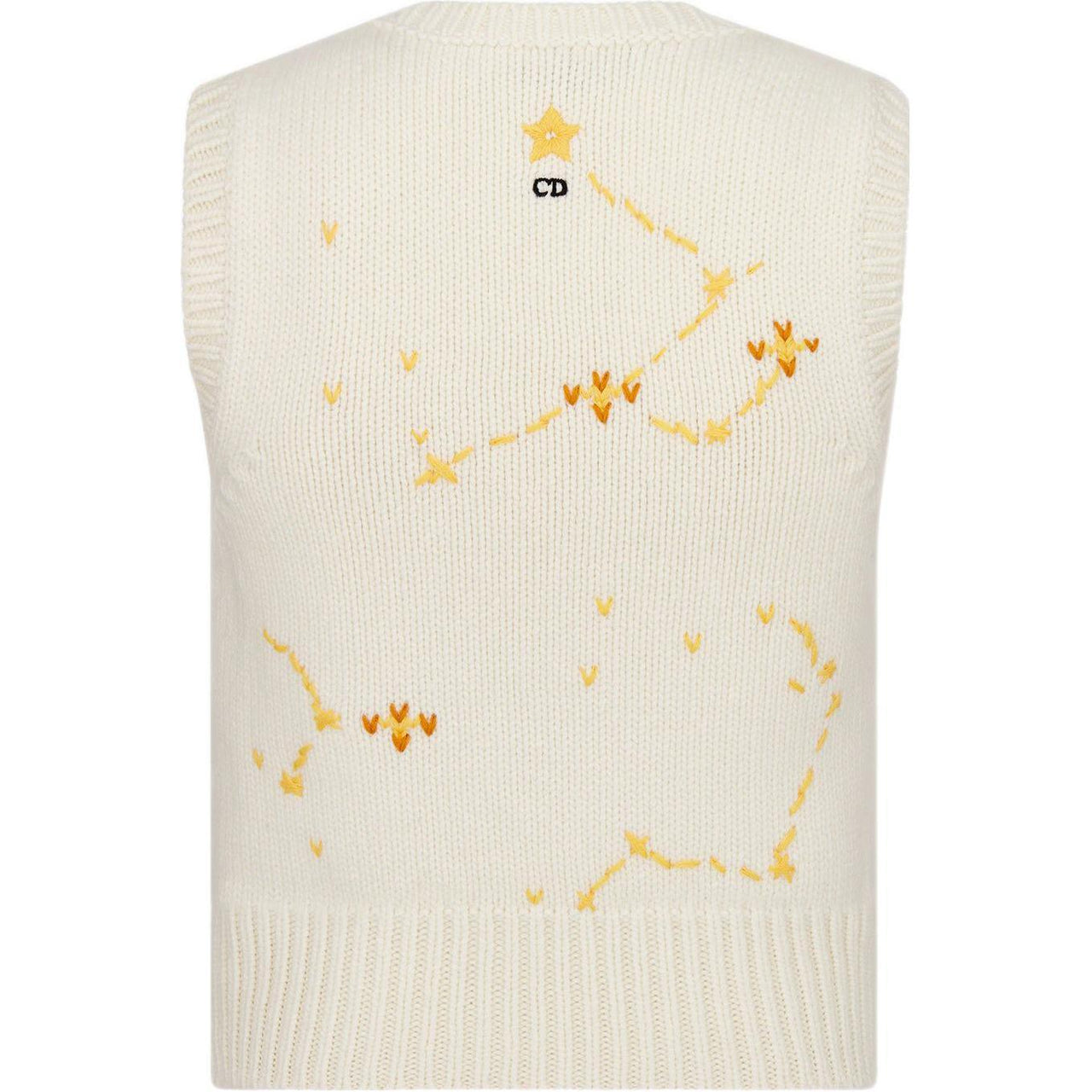 DIOR New Season Collection DIOR FW22 Qixi Festival Collection FW22 Vest Women's Ecru