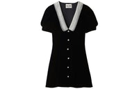 MIU MIU Short-Sleeved Dresses Women's Black