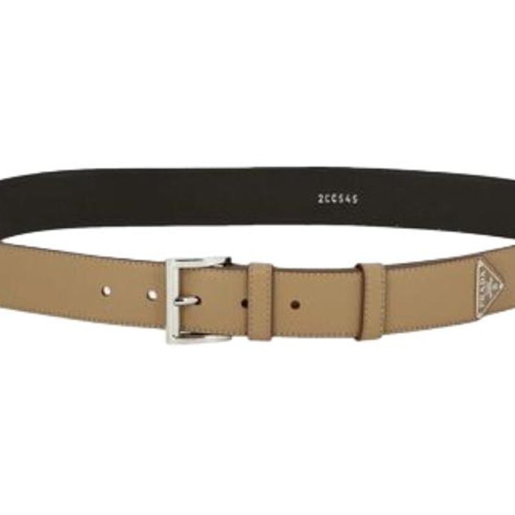 PRADA Leather Belts Men's Light Umber