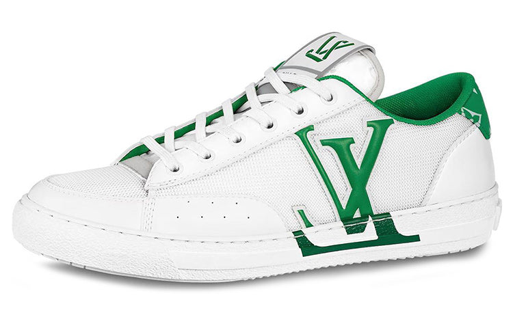 LOUIS VUITTON Charlie Sneakers 'White With Two Toned Green'