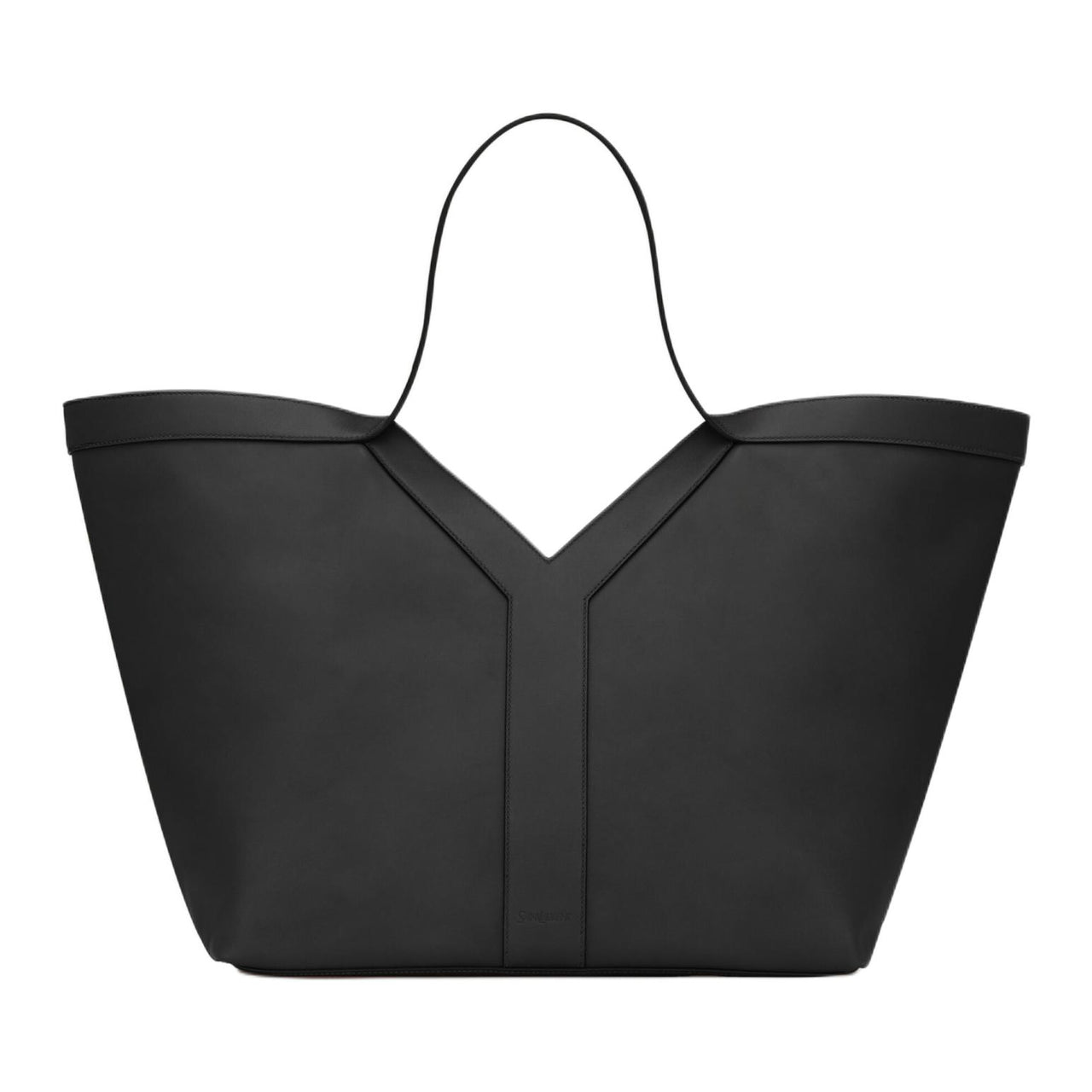 SAINT LAURENT Cow Leather Tote Bag, Shopping Bag, Handbag Women's Black