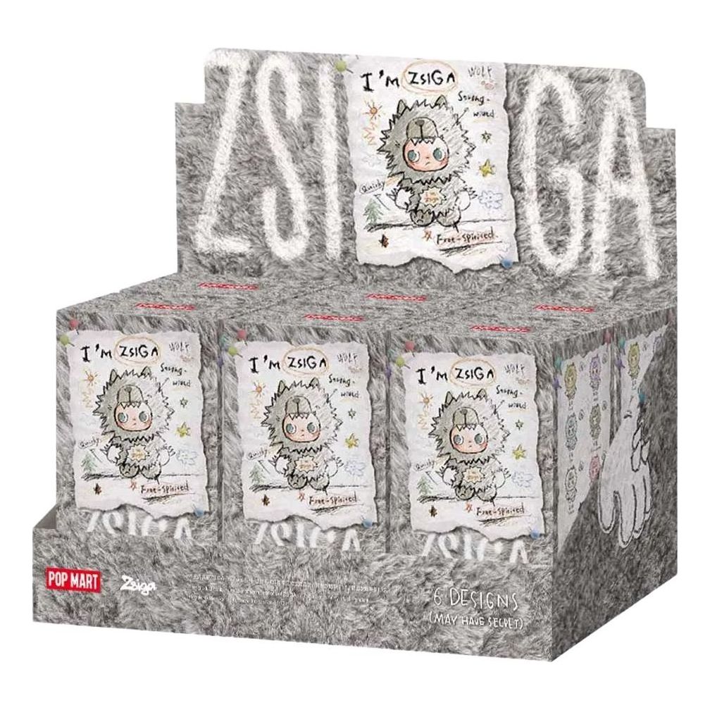 Pop Mart Zisga I'm Zisga series Vinyl Plush Pendant Sealed Case (6 Blind Boxes) PPMT-2605-0056-1161875446