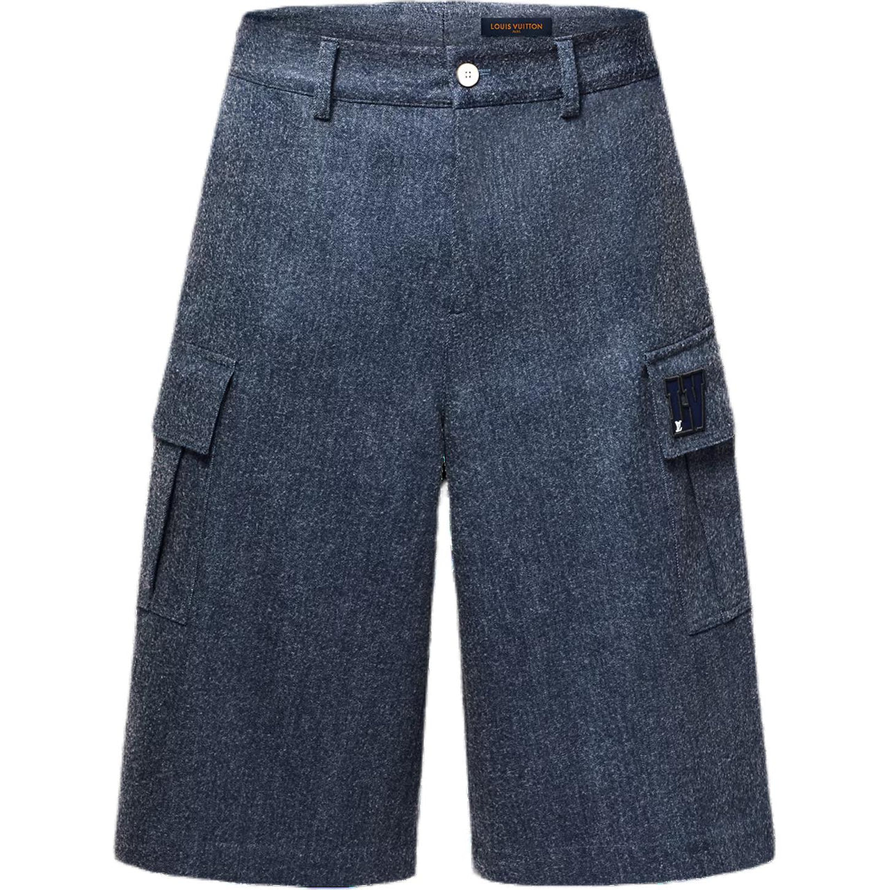 LOUIS VUITTON Oversized Cotton And Wool Blend Cargo Shorts