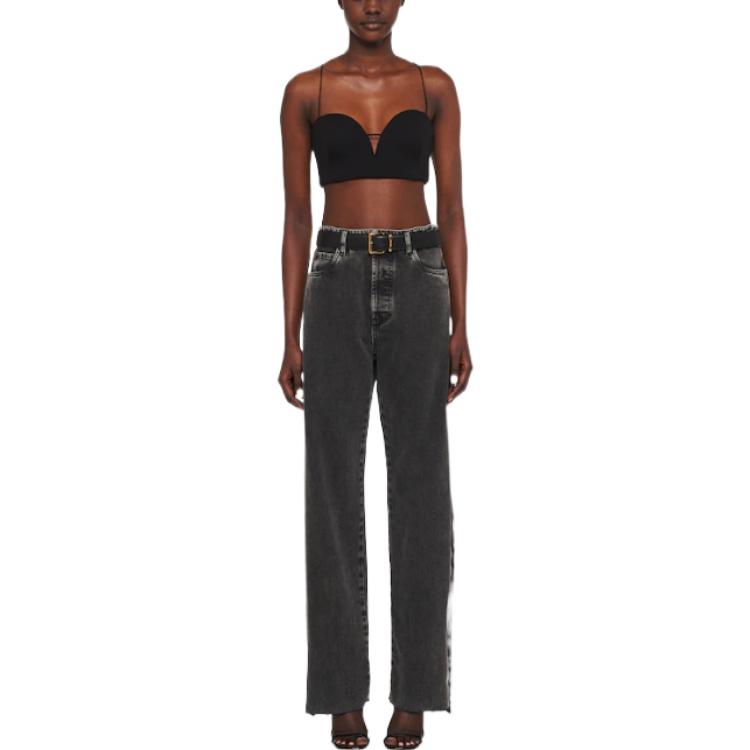 MIU MIU FW22 Jeans Women's Black