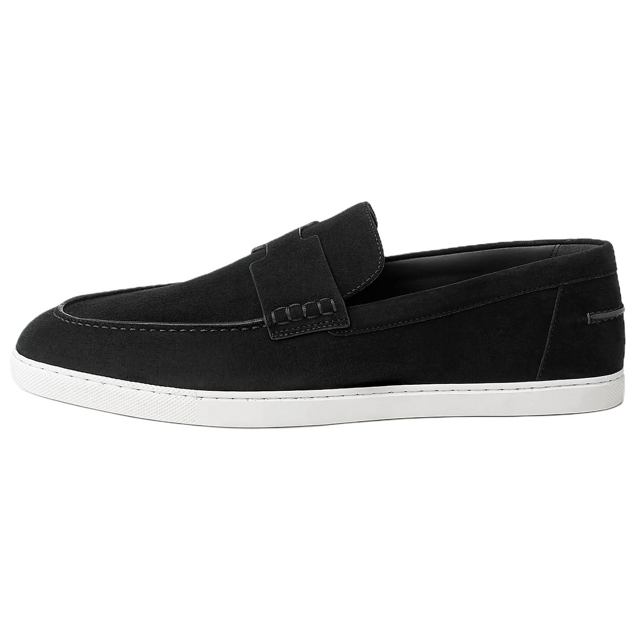 HERMES Loafers Men Black
