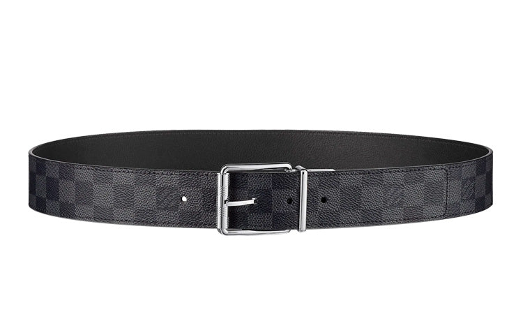 LOUIS VUITTON Belt Reversible Damier Graphite 40 Mm