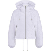 DIOR Dioralps FW24 Puffer Jacket Women's White