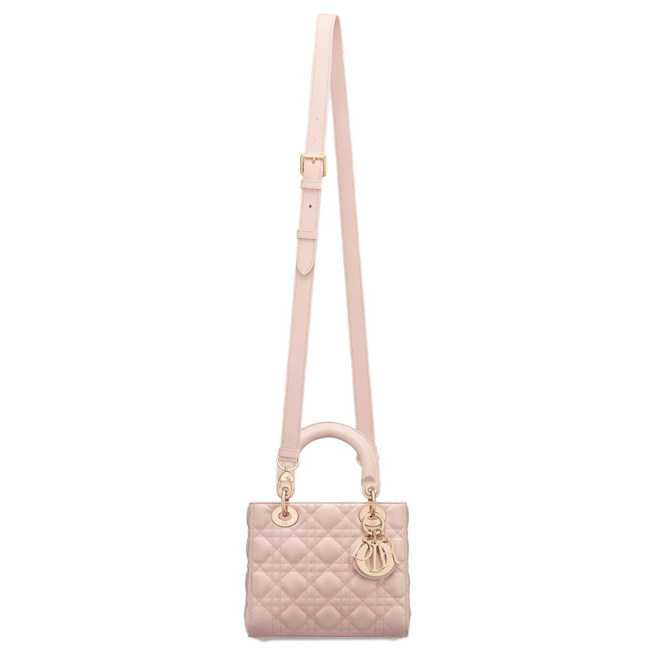 DIOR Lady Dior Sheepskin Lady Dior Bag, Shoulder Bag, Crossbody Bag, Handbag Small Size Women's Pink