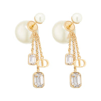 DIOR Metal Earrings Women's Gold