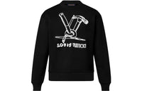 LOUIS VUITTON FW23 Sweatshirt Men's Black